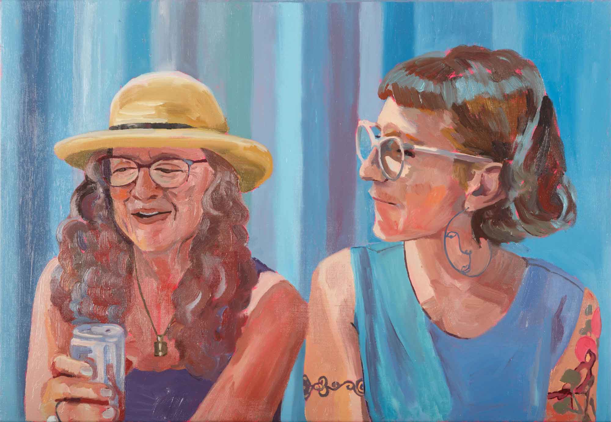 Oil painting by Laura Lewis