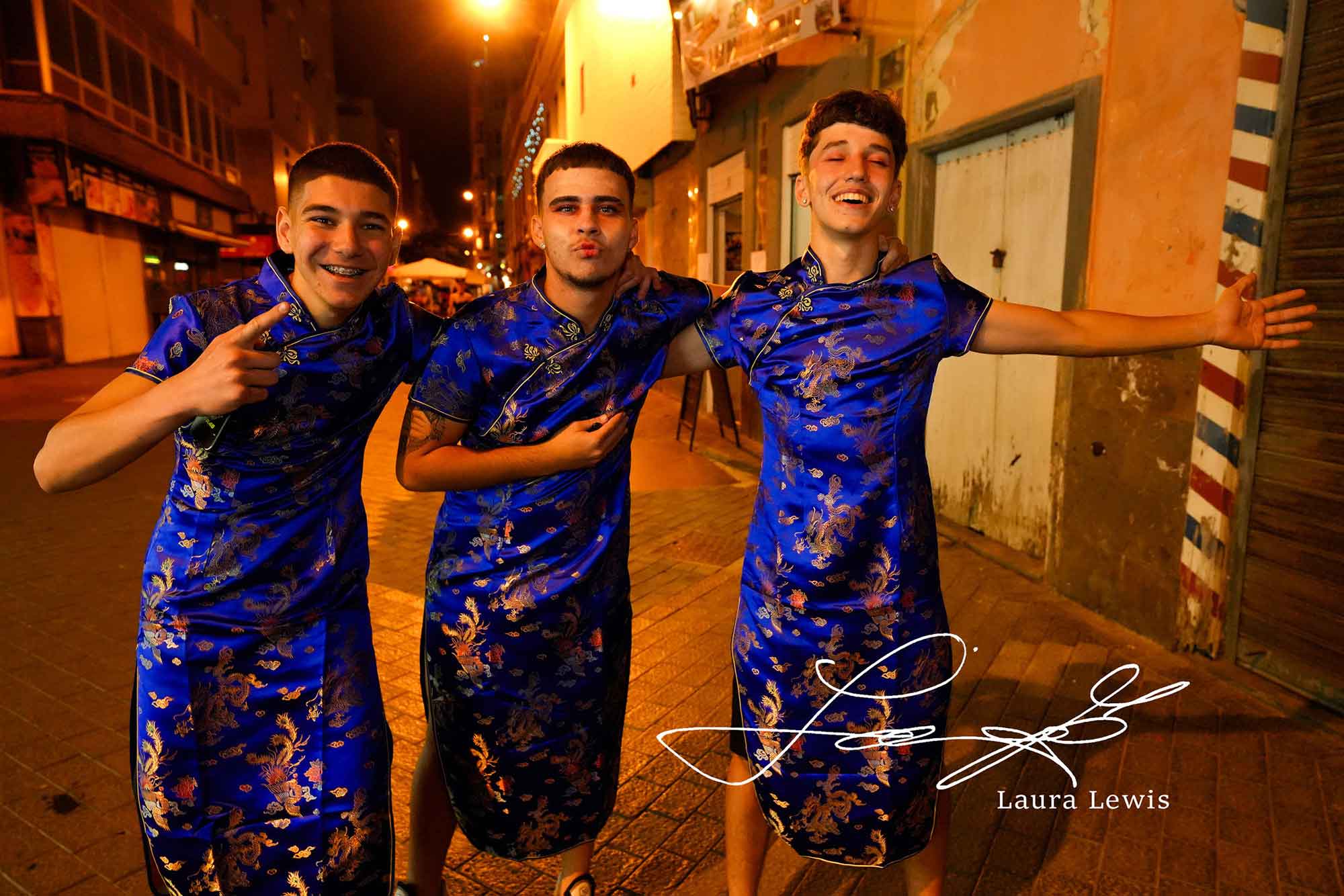 Nightlife group portrait in Las Palmas